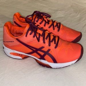 ASICS shoes, Orange, Size: 6.5,